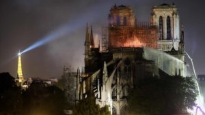 Incendio de la catedral de Notre Dame (París). Abril 2019
